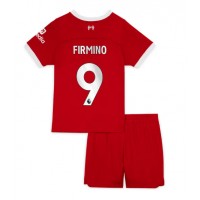 Liverpool Roberto Firmino #9 Fußballbekleidung Heimtrikot Kinder 2023-24 Kurzarm (+ kurze hosen)